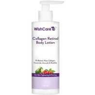 WishCare Collagen 1% Retinol Body Lotion - For Skin Tightening & Firming - With Niacinamide, Ceramide, Rosehip & Avocado