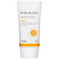 A'pieu Pure Block Natural Sun Cream SPF 45 PA+++