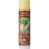 Badger Classic Organic Lip Balm - Vanilla Madagascar