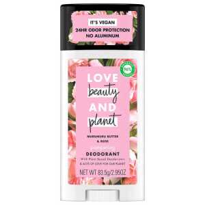 Love Beauty And Planet Deodorant, Murumuru Butter & Rose