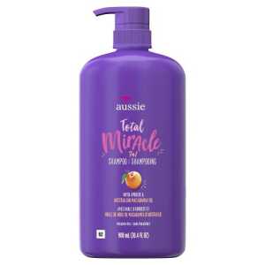 Aussie Total Miracle Shampoo W/Apricot & Macadamia