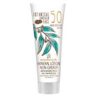 Australian Gold Botanical Sunscreen Tinted Face Mineral Lotion, Broad Spectrum, Water Resistant, SPF 50