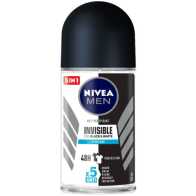 NIVEA MEN Roll On Deodorant Black&white Invisible Fresh