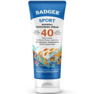 Badger Sport Mineral Sunscreen Cream - SPF 40