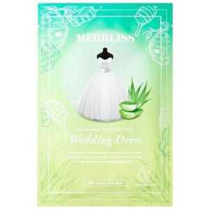 Merbliss Wedding Dress Emerald Aloe Honey Soothing Clear Seal Sheet Mask