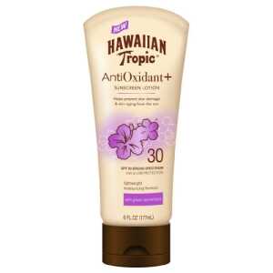 Hawaiian Tropic Antioxidant + Sunscreen Lotion