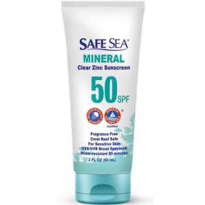 SAFE SEA Mineral Clear Zinc Sunscreen SPF 50