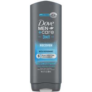 Dove Men+care 3-in-1 (body + Face + Hair Wash) Recover With Peppermint