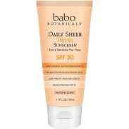 Babo Botanicals Daily Sheer Tinted Facial Mineral Sunscreen SPF 30