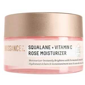 BIOSSANCE Squalane + Vitamin C Rose Moisturizer