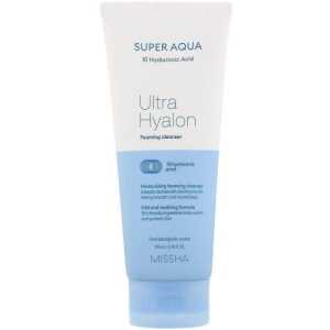 Missha Super Aqua Ultra Hyalron Foaming Cleanser