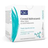 TIS Farmaceutic Crema Hidratanta Cu Aloe Vera Si Acid Hialuronic