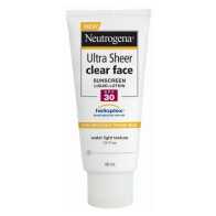 Neutrogena Ultra Sheer Clear Face Sunscreen Lotion SPF 30