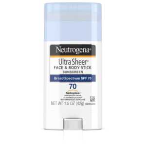 Neutrogena Ultra Sheer Face & Body Stick Sunscreen SPF 70