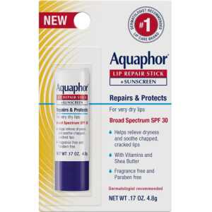 Aquaphor Lip Repair Stick + Sunscreen