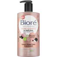 Biore Rose Quartz And Charcoal Daily Purifying Cleanser