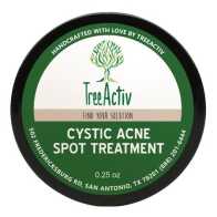 TreeActiv Cystic Acne Spot Treatment, Bentonite Clay & Tea Tree Essential Oil