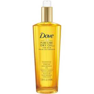 Dove Dry Oil, Pure Care Nourishing Hair Treatment With African Macadamia Oil