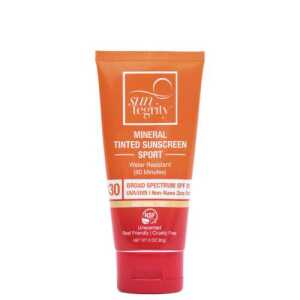 Suntegrity Skincare Natural Mineral Tinted Sunscreen Sport SPF 30 - Tinted