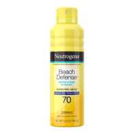 Neutrogena Beach Defense Water + Sun Protection Sunscreen Spray Broad Spectrum SPF 70