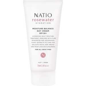 Natio Rosewater Hydration Moisture Balance Day Cream SPF 50+