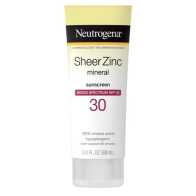 Neutrogena Sheer Zinc Dry-Touch Sunscreen Lotion SPF 30