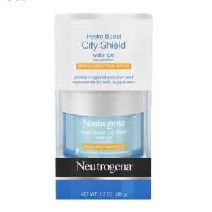 Neutrogena Hydro Boost City Shield Water Gel Sunscreen Broad Spectrum SPF 25