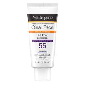 Neutrogena Clear Face Oil Free Suncreen SPF 55