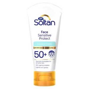 Boots Soltan Sensitive Face Protect Suncare Cream SPF 50+