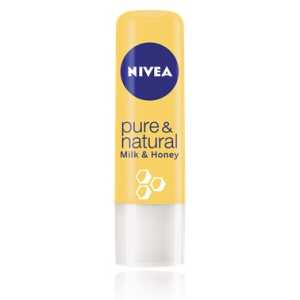 Nivea Pure And Natural Milk And Honey Lip Balm