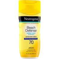 Neutrogena Beach Defense Water + Sun Protection Oxybenzone-free Sunscreen Lotion Broad Spectrum SPF 70