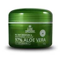 Luxe Organix 97% Aloe Vera All Day Moisture And Whitening Cream With Vitamin C